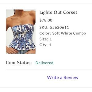 free people corset top